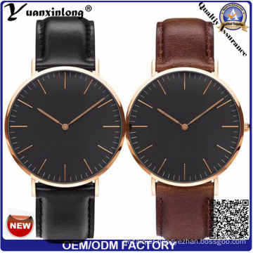 Yxl-008 Hot Sale Black Face Man Wrist Watch Dw Watch